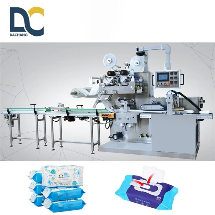 Wet Wipes Flow Wrap Machine
